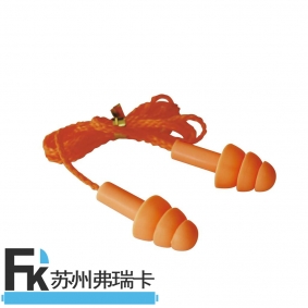 圣誕樹型硅膠耳塞(帶線)